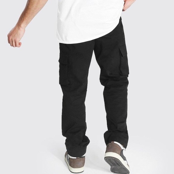Boohooman Other - New Men’s Black Boohooman Relaxed Fit Cargo Pants